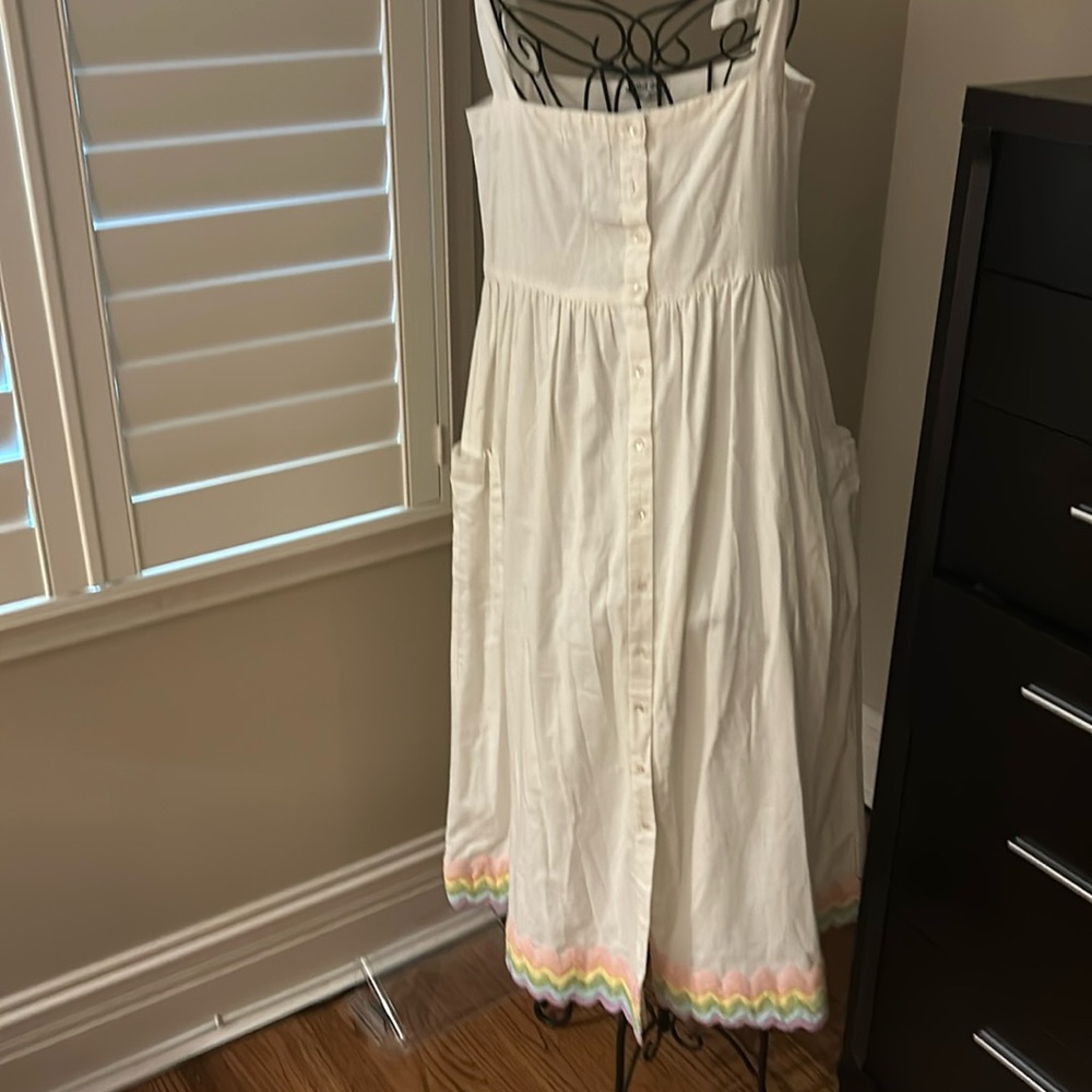 Juliet Dunn tie shoulder dress